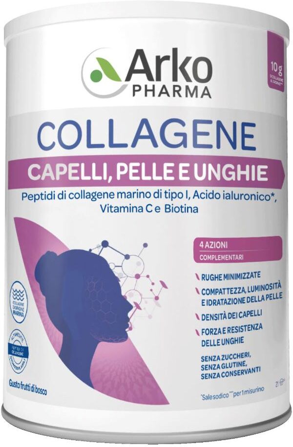 ARKOFARM Srl Arkopharma Collagene Capelli Pelle e Unghie 260g in polvere