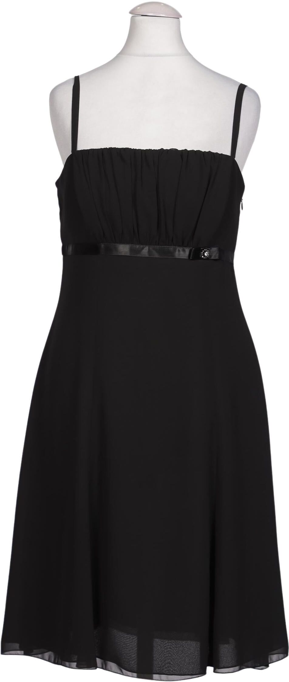 weise Damen Kleid, Schwarz, Gr. L, Synthetik - Second Hand