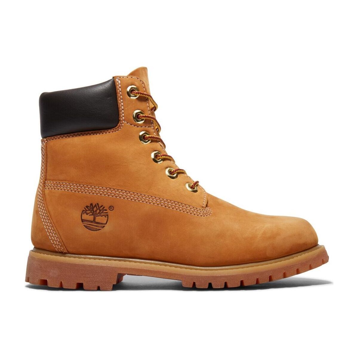 Timberland Womens 6 Inch Lace UP Waterproof Boot wheat 6 Wide Fit TB1103617131-6-Wide Fit