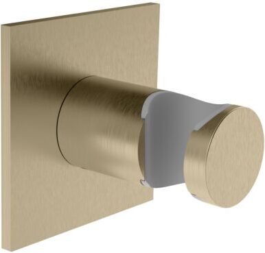 Herzbach Design iX PVD Wandhalter 21.994100.2.41 Brass Steel, Rosette 70x70mm