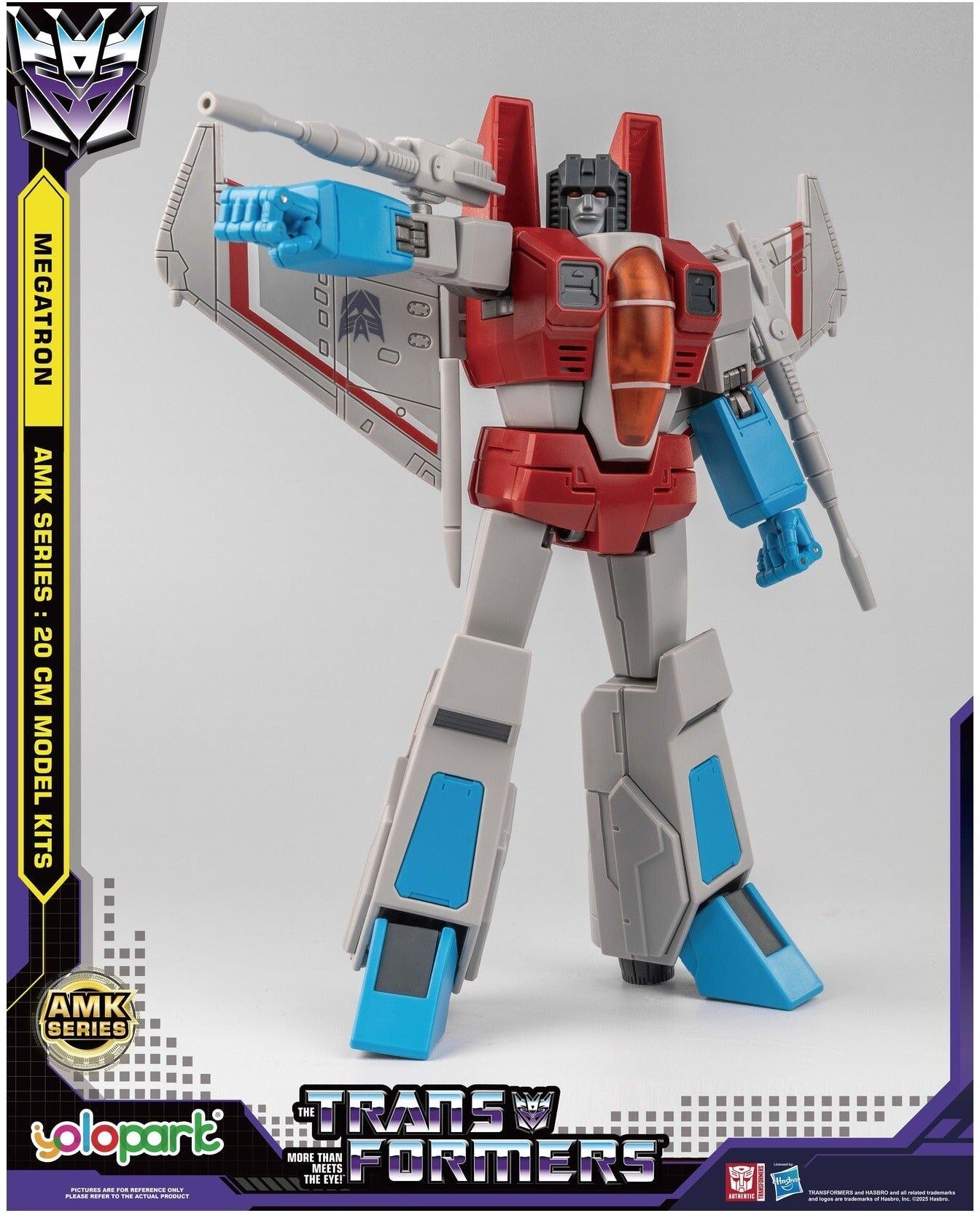 Yolopark Transformers Generation One AMK Starscream 19cm Model Kit - Collectible Model Kit for Adults