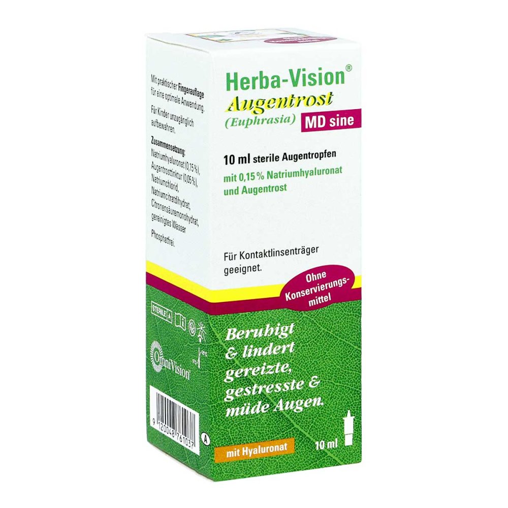 OmniVision GmbH Herba-vision Augentrost Md Sine Augentropfen 16009641