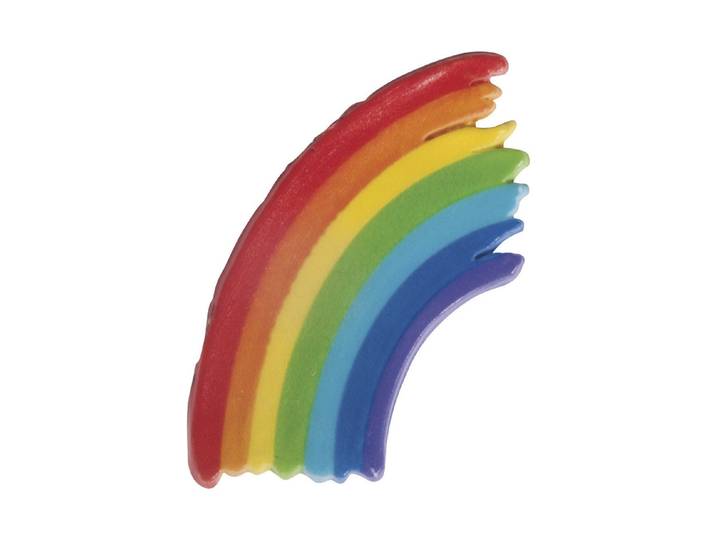 Rayher Wachsmotiv Regenbogen 4.5 × 6.5 cm