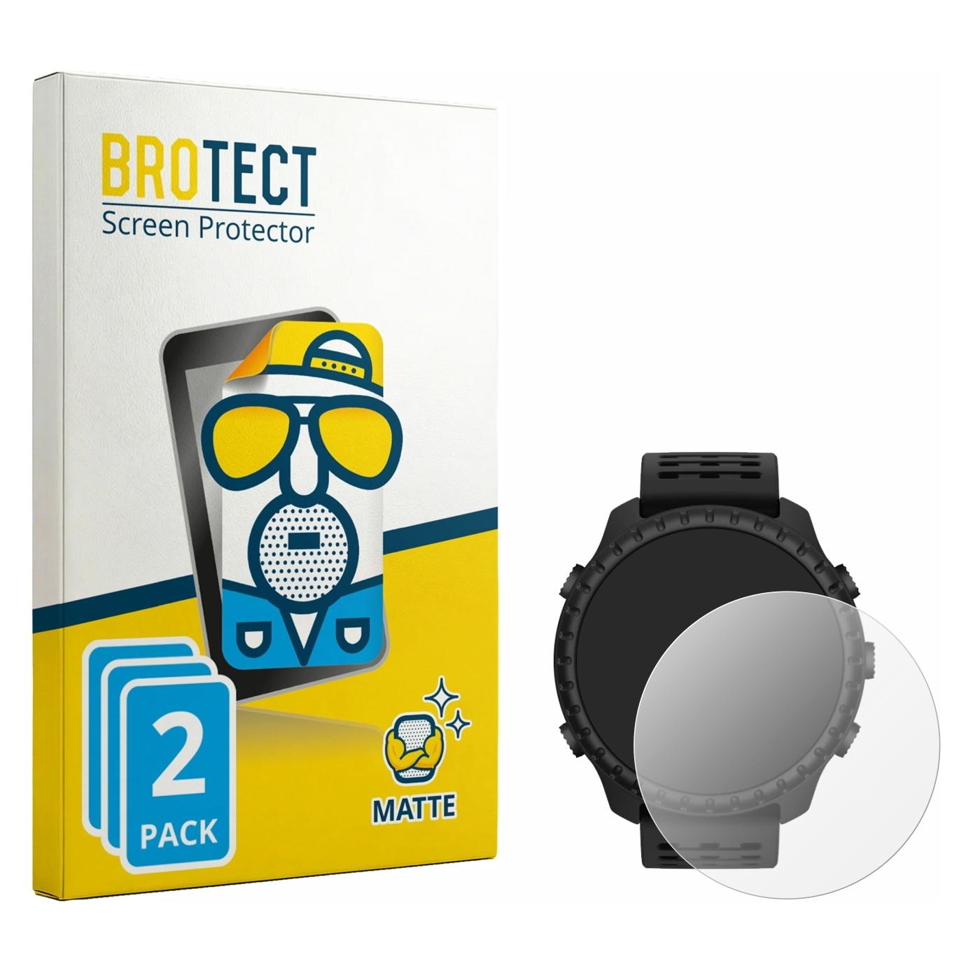 Brotect Entspiegelungsfolie für Suunto Core 2 Displayschutz Displayschutzfolie Folie Matt (1964223)