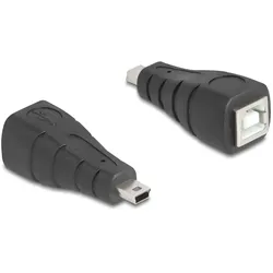 DELOCK USB 2.0 Adapter Mini USB 5Pin Stecker zu USB B Buchse