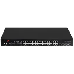 Edimax IGS-5428PLC Netzwerk-Switch Managed L2 Gigabit Ethernet (10/100/1000) Power over Ethernet (PoE) 1U Schwarz