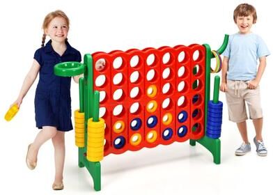 Costway 2.5Ft 4-to-Score Giant Game Set-Green