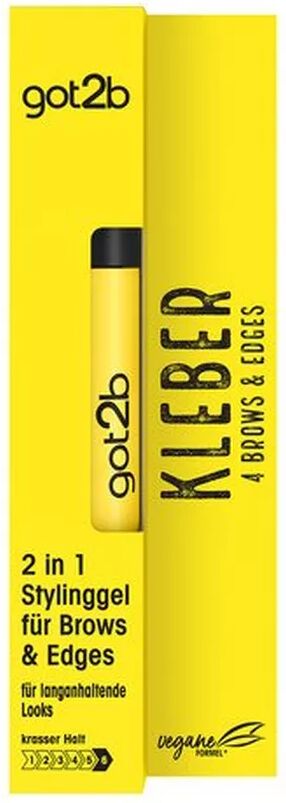 Got2B - 2in1 Styling Gel Glued 4 Brows & Ed, Kleber 4 Brows & Edges, 16 ml