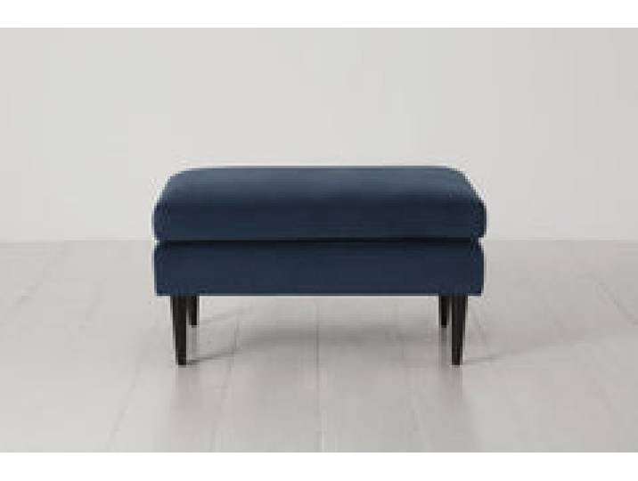 Polsterhocker Model 01, Blaugrün