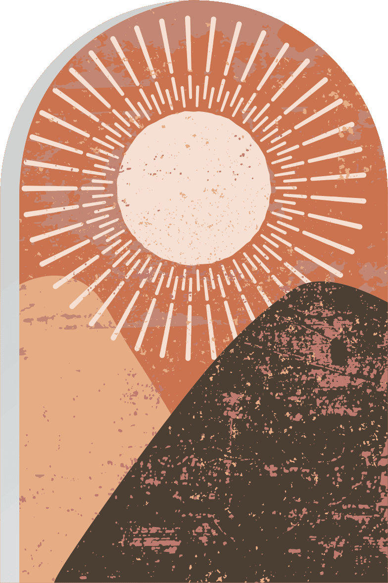 Ambiance-sticker Papier peint préencollé arche montagnes ensoleillées