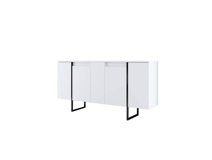 Buffet en bois Luxe - 160 x 35 x 80 cm - Blanc