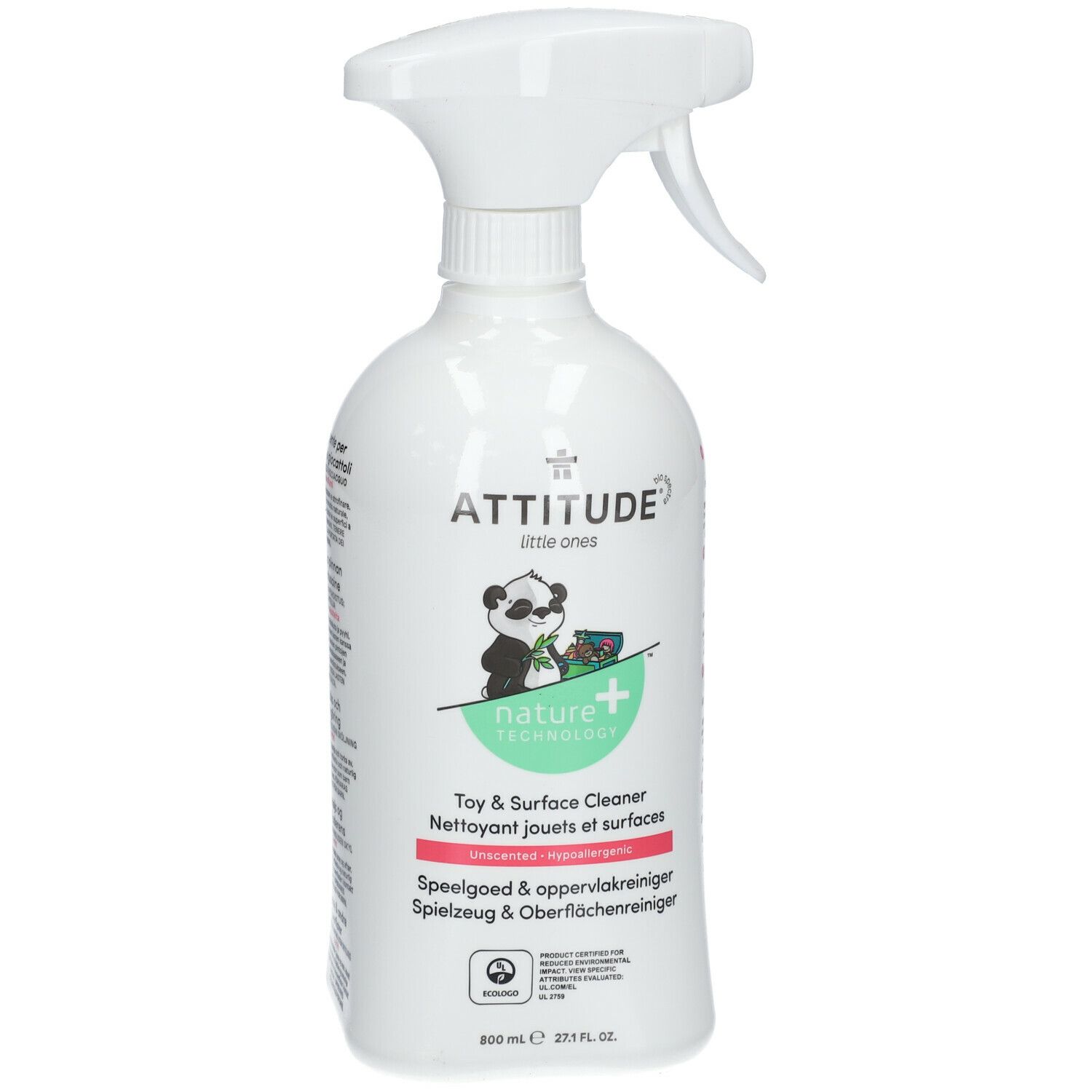 Attitude Little Ones Speelgoed- en Oppervlaktereiniger 800 ml Reinigungsmittel