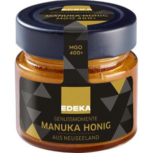 Edeka Honig Genussmomente Manuka Honig aus Neuseeland, MGO 400+, cremig, im Glas, 125 g