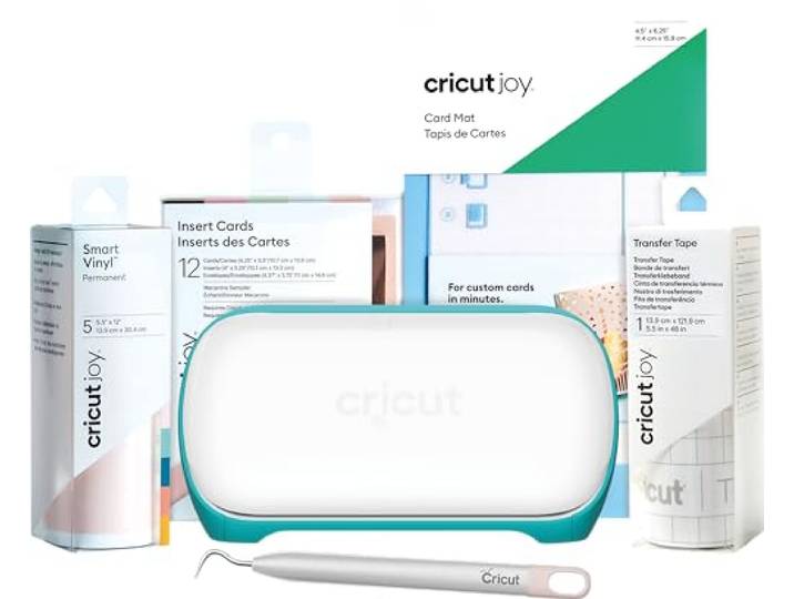 Cricut Joy Starter Bundle - NEW Schneidemaschine, DIY, Handwerk, Hobby, Schneideplotter, USB-Anschluss, kompakt, vielseitig, einfach zu bedienen