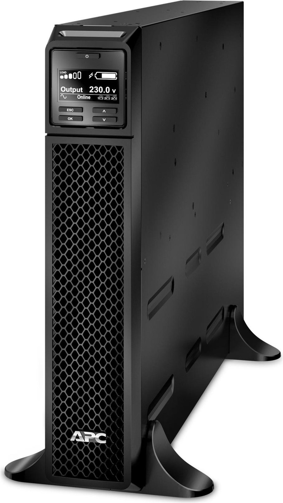 APC Smart-UPS SRT 3000VA Onderbrekingsvrije stroomvoorziening - 2700 Watt - 208/230 V - 8 uitgangen - USB - Zwart