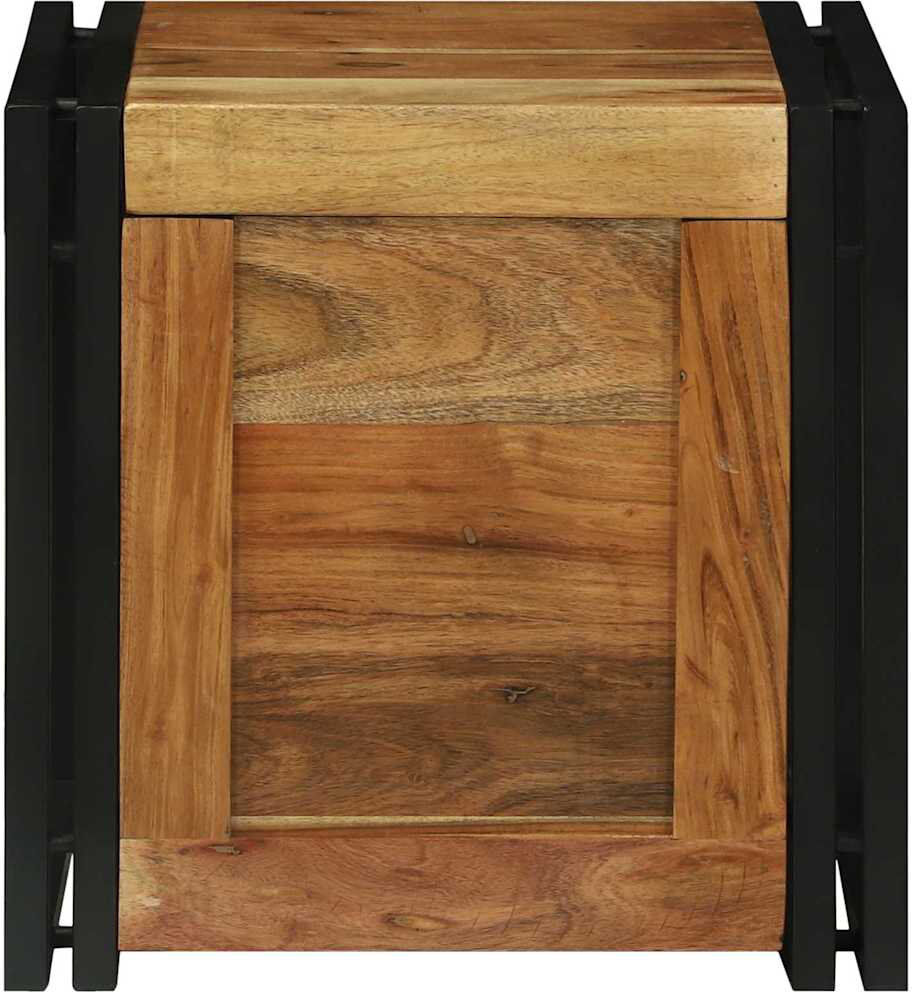 Borough Wharf Camp Trunk / Footlocker Acacia Brown/Black 40cm H X 40cm W X 40cm D