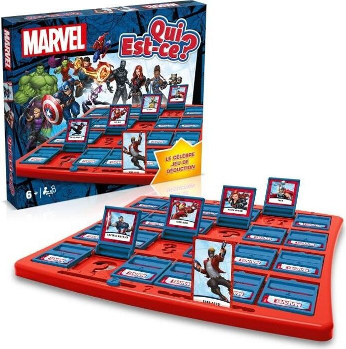 Winning Moves Wie is het? Marvel bordspel met 24 Marvel-personages
