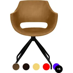 Bodahl »Reggae« Designerstuhl Leder 106 Kenia Walnut