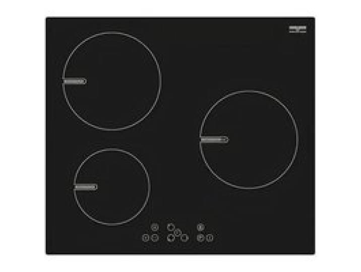 Table de cuisson induction 3 zones touches sensitives.
