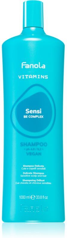 Fanola Vitamins Sensi Delicate Shampoo shampoing nettoyant doux avec effets apaisants 1000 ml
