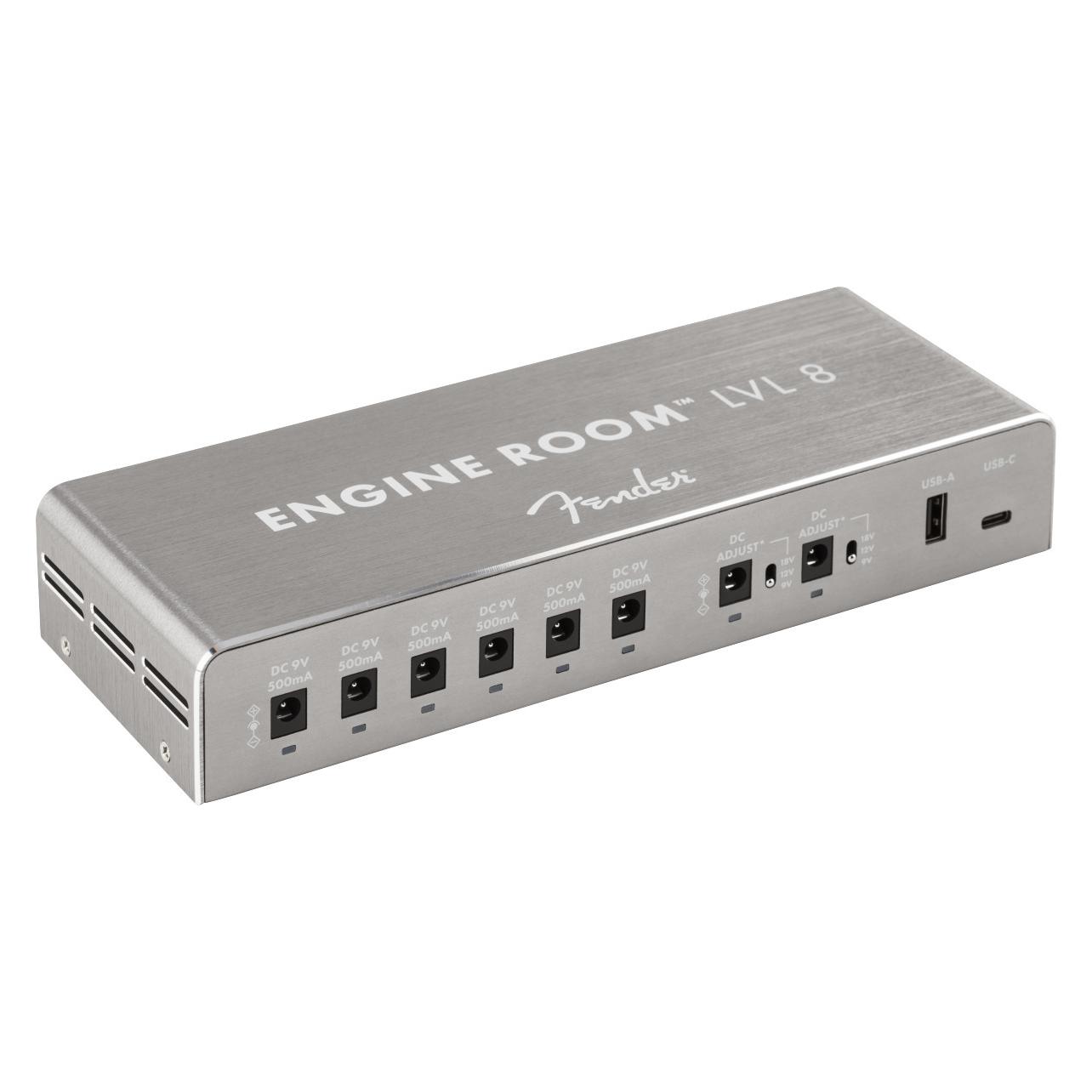 Fender Engine Room LVL8 Power Supply multi-voeding voor effectpedalen (Gitarre) (B08H7DJ8PC)