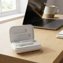 Kabellose Bluetooth 5.0 In-Ear Kopfhörer Weiss - Touch- & Sprachsteuerung (Siri/Google Assistant) - 2.5h Akku + Ladeetui für 4 Aufladungen