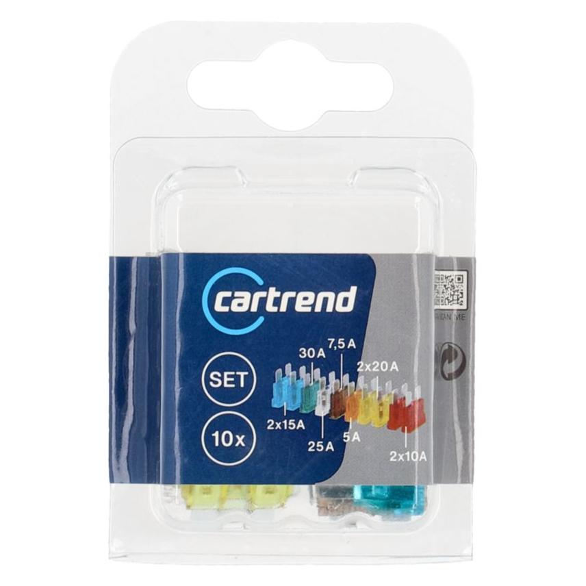 Cartrend Flachstecksicherung-Set 10-teilig (17727041)