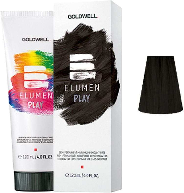 Goldwell Elumen Play semi permanent hair color oxidant-free #black