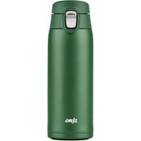 TRAVEL MUG light Thermobecher dunkelgrün, 0,4 Liter, Flip-Deckel
