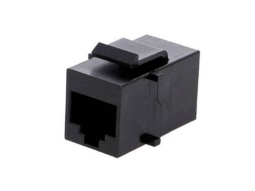 Encitech 3101-8821 RJ45-Steckverbinder CAT 5 2101-0115-01 Doppelkupplung Polzahl Sensoren 8P8C Schwarz