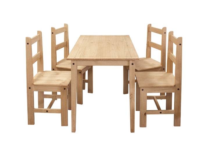 Essgruppe Nira natur Kiefer 4 - Essgruppe