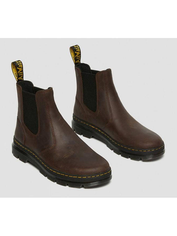 Dr. Martens Leder-Chelsea-Boots in Braun - 42