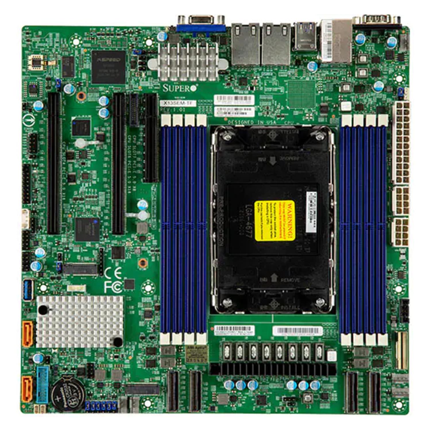 Supermicro X13SEM-TF-B Bulk (LGA 4677, Intel C741, mATX) (MBD-X13SEM-TF-B)