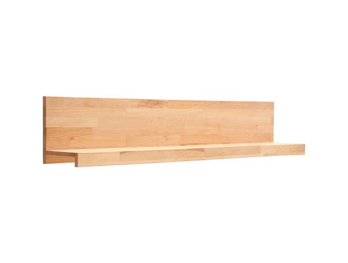 Mid.you Wandboard, Buche, Holz, Kernbuche, massiv, 150x27x22 cm, Made in EU, Küchen, Küchenmöbel, Küchenregale