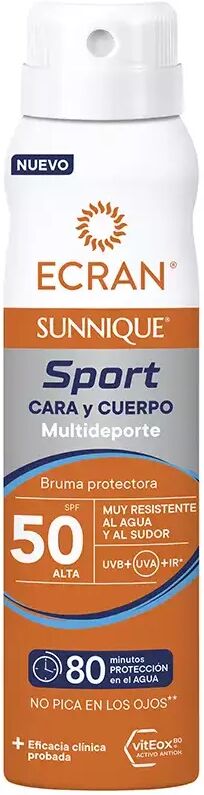 Ecran Sunnique Sport Face and Body Mist 75 ml