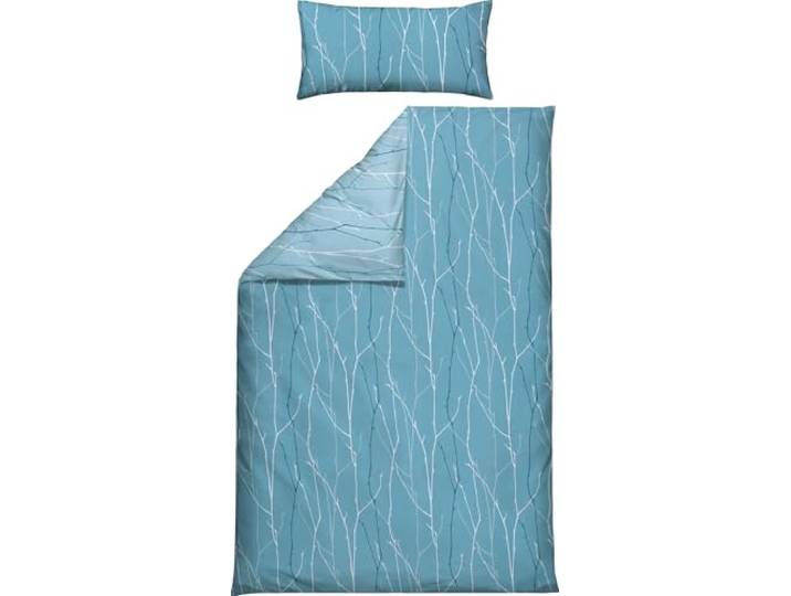REDBEST Wendebettwäsche Microfaser blau Größe 1x 155x220 cm + 1x 40x80 cm