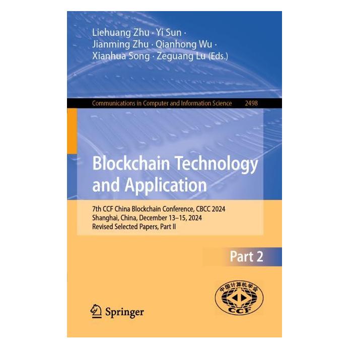Springer Blockchain Technology and Application (Englisch, Sun Yi, Zhu Jianming) (64907317)