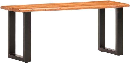Famanu Holzbank aus Baumstamm mit natürlichem Design - 110 cm lang, braun