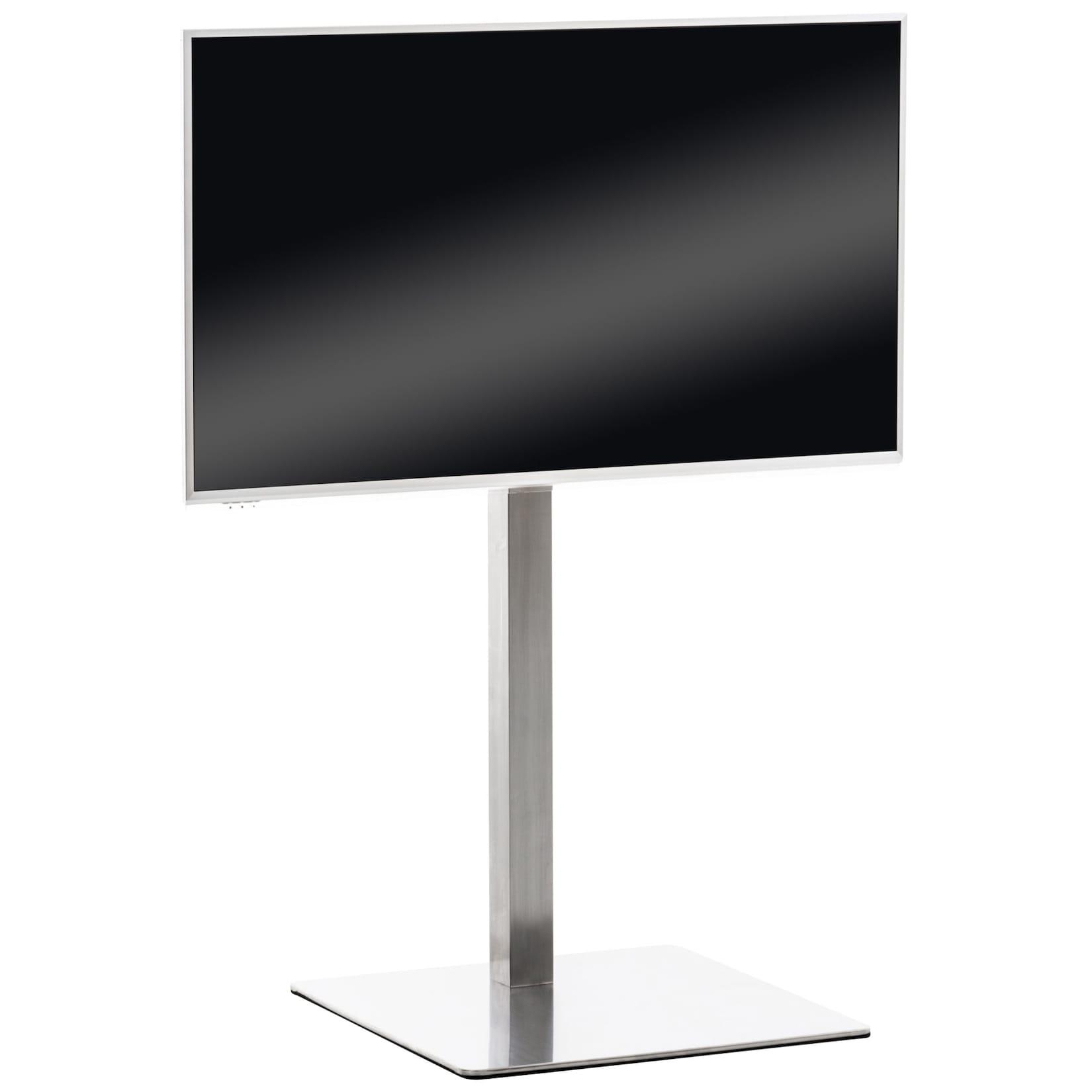 CLP TV Ständer für 55-57 Zoll VESA 100x100 bis 600x400, stabiler universal Standfuß, Fernseher belastbar bis 40KG