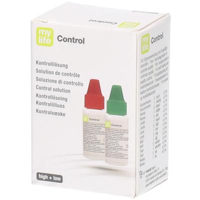 Mylife Control Kontrolllösung hoch/tief 2x4 ml Lösung