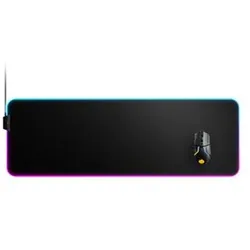SteelSeries QcK Prism Cloth (XL), Mausmatte, Schwarz