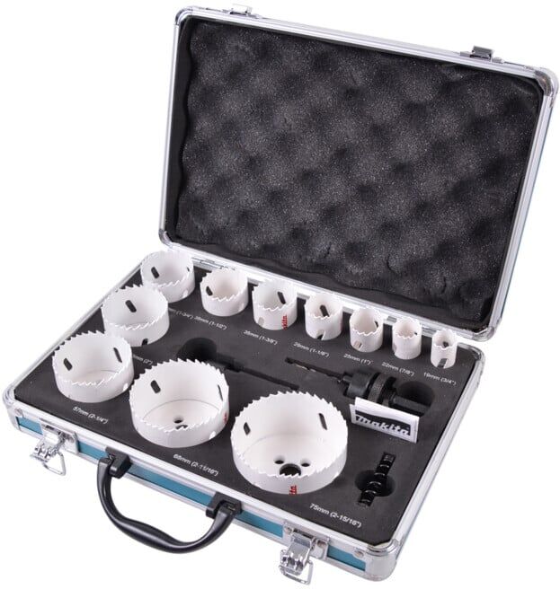 Kit scie cloche Makita BIM 14 pièces (D-47298) (D-47298)