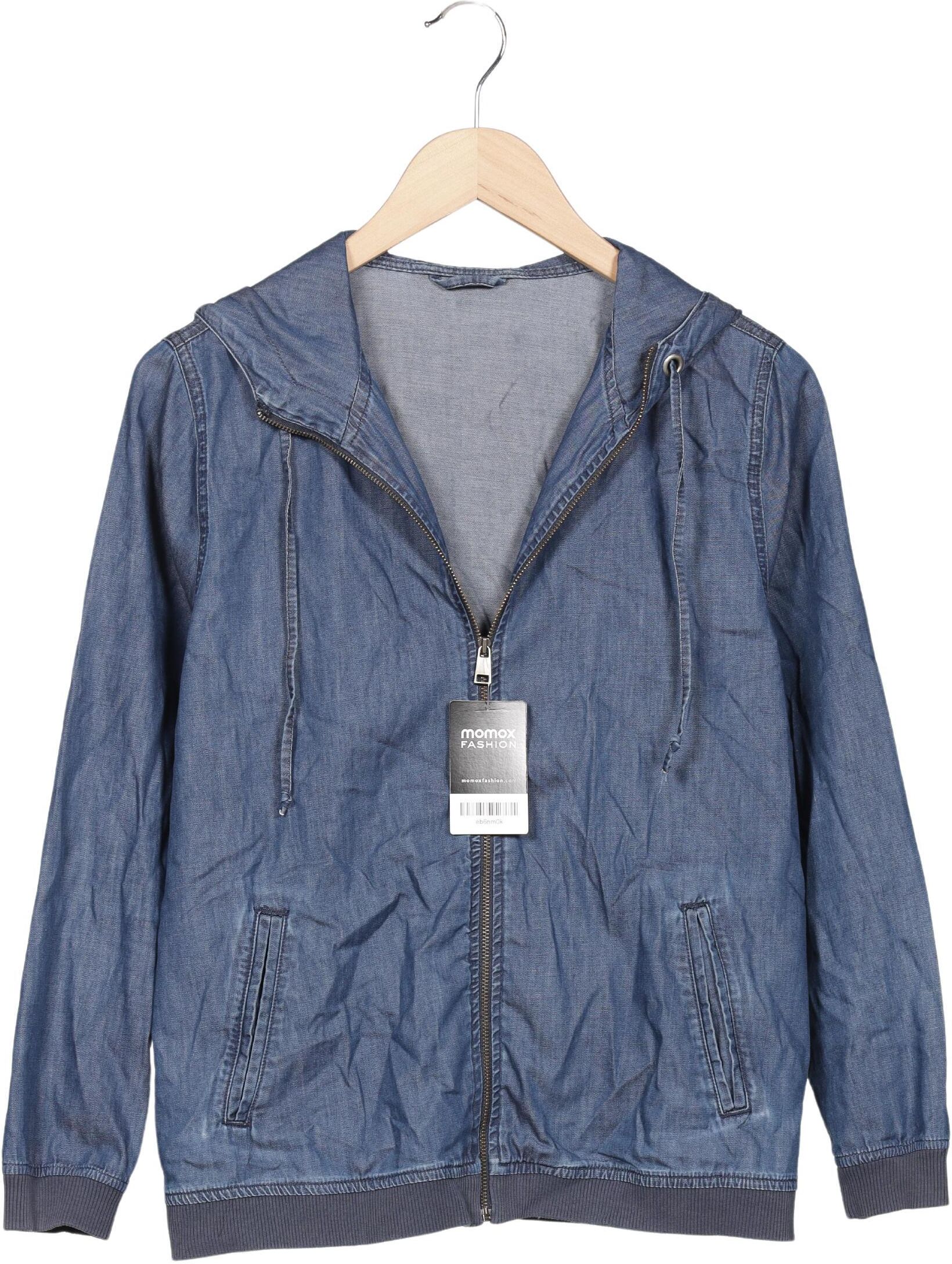 Maas Damen Jacke, Blau, Gr. L, Baumwolle - Second Hand