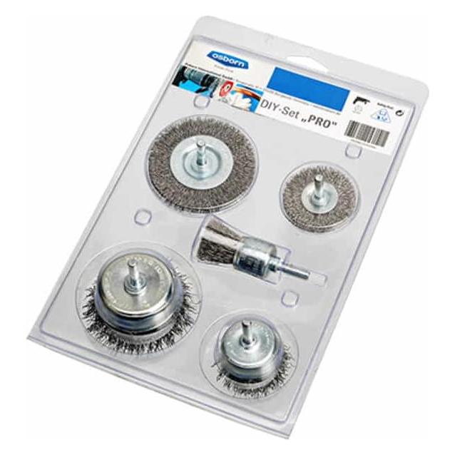 Osborn Set of wire brushes with 6mm shank (1418600005)