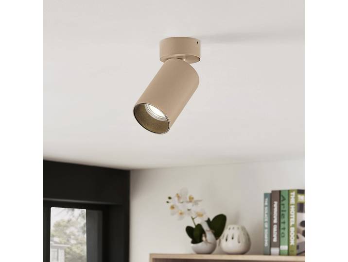 Brinja 1 Plafonnier Round Iced Coffee - Arcchio - Couloir - Moderne - Aluminium - À ampoule unique