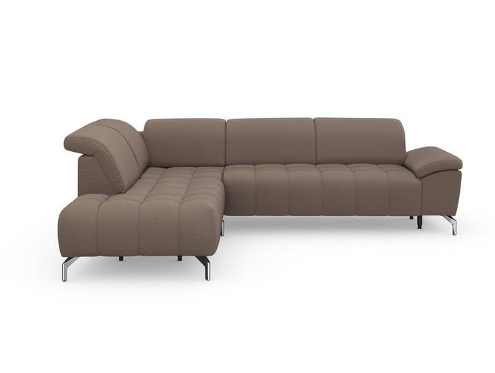 sit&more Ecksofa Cool L-Form, wahlweise mit Kopfteilverstellung und Vorziehsitz, motorisch