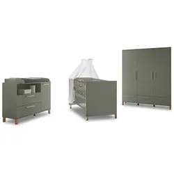 Mäusbacher Babyzimmer-Set Ole 3tlg. Dekor Pine Green