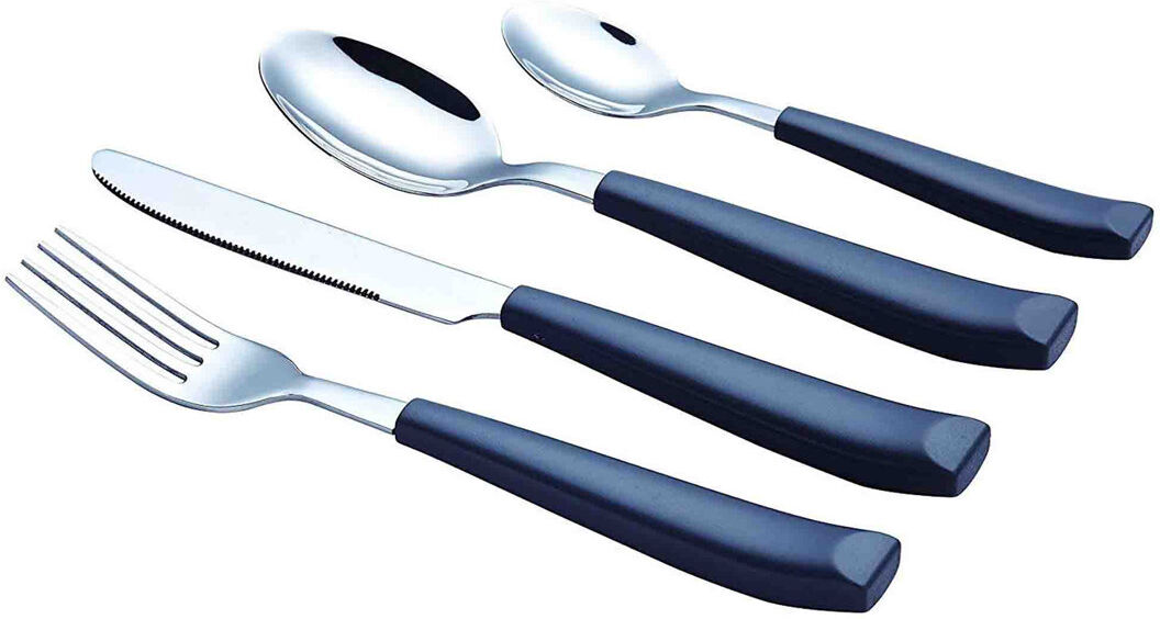 Metro Lane Chaselynn 24 Piece Stainless Steel Cutlery Set , Service for 6 Grey 24