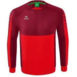 Erima Six Wings Sweatshirt Kinder - rot/bordeaux - 164