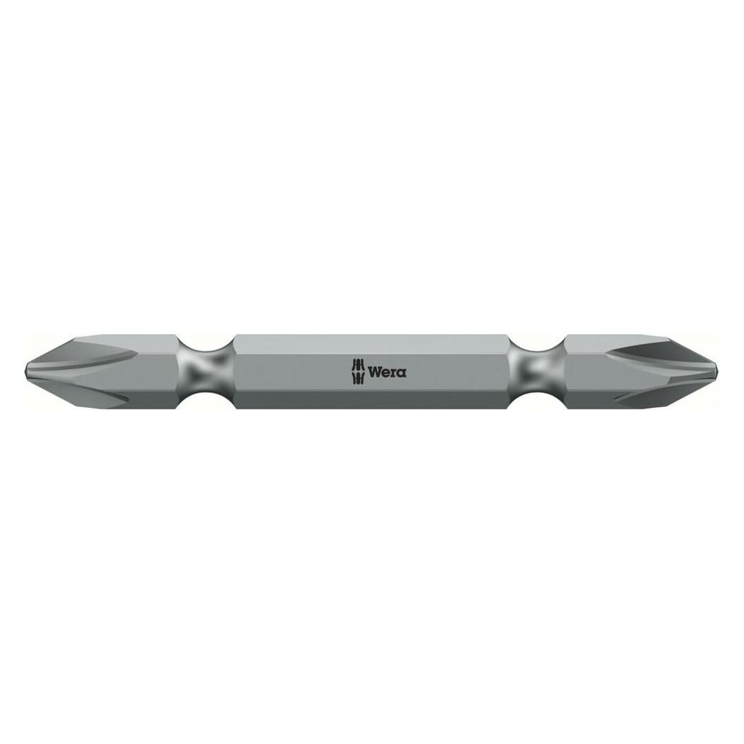 Wera 05135705001 851/23 Doppelbits für Phillips-Schrauben, PH 2 x 45 mm (Kreuz Phillips PH) (53728577x10)